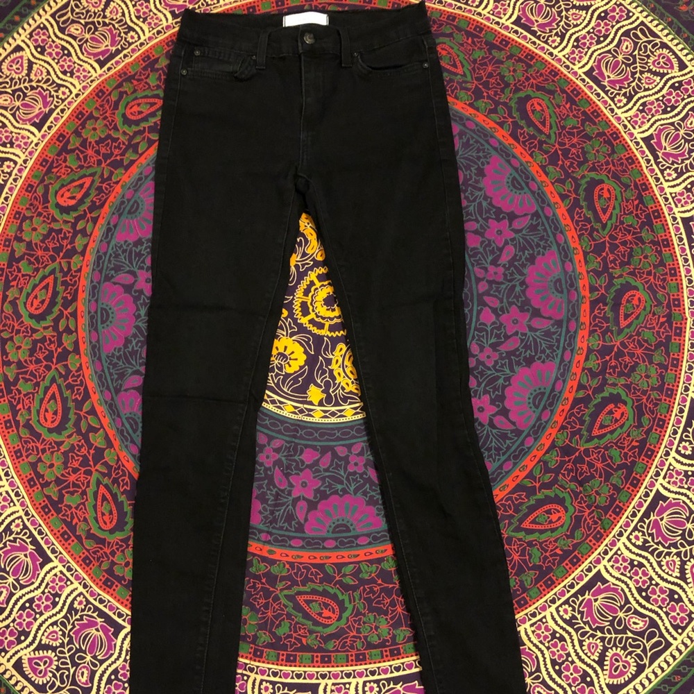 Black Eunina mid rise super soft jeans